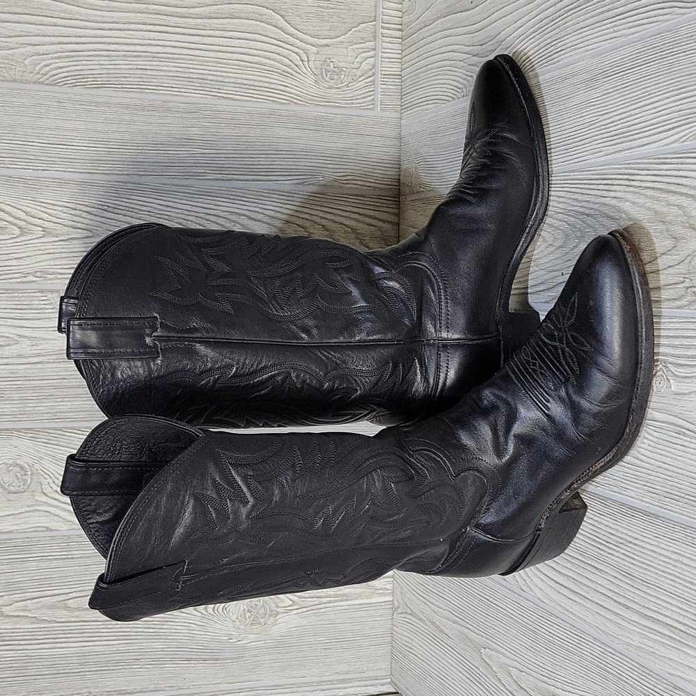 Justin Men's Black Cowboy Boots